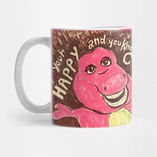 Barney If Your Happy and You Know it Clap your Hands Mug